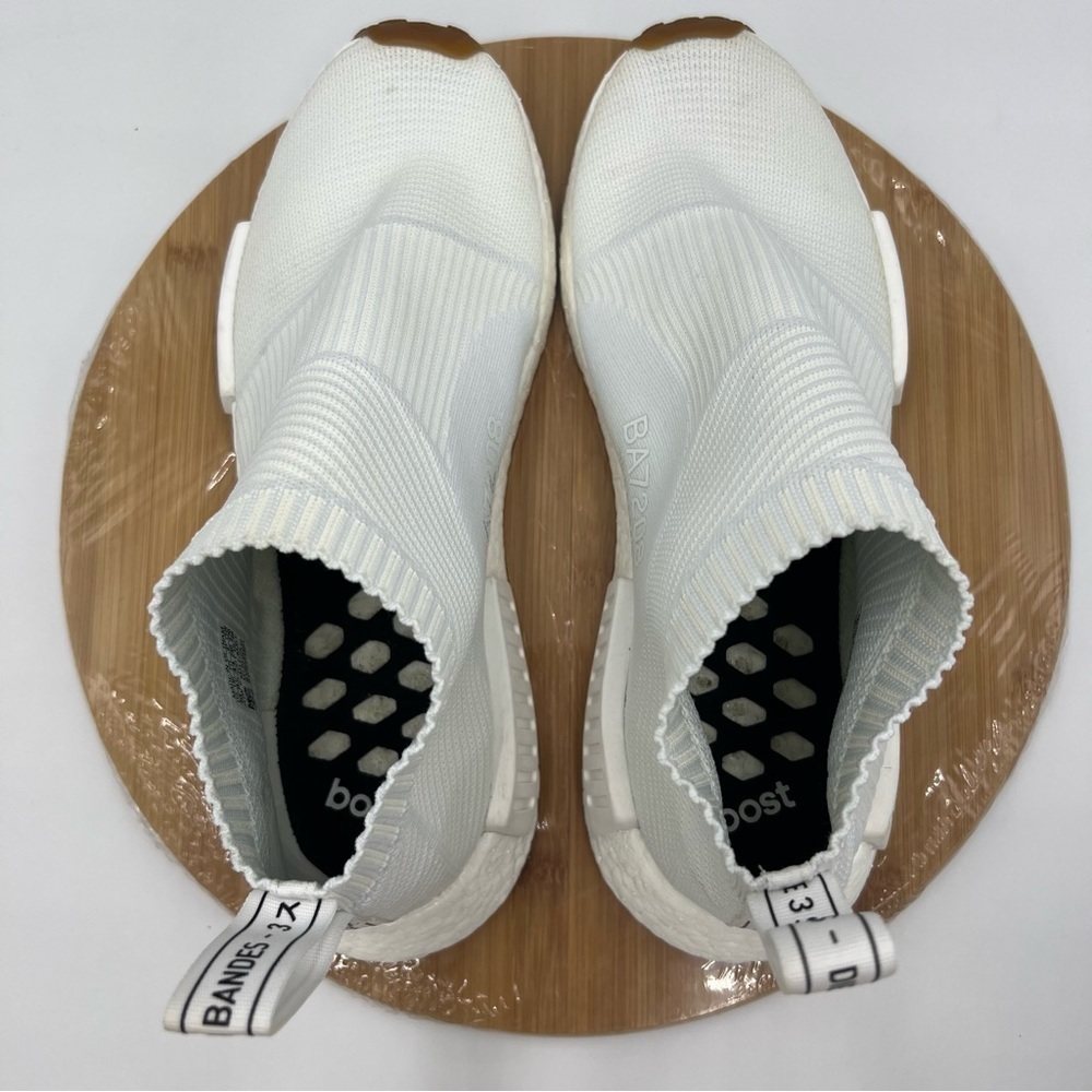 Adidas NMD City Sock Gum Pack White Rare Primeknit GUC Size 10 - Picture 9 of 15